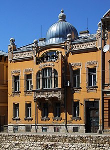 A building built during the Austro-Hungarian period in Sarajevo. Sarajevo - Art Nouveau building.JPG