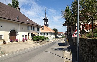 Seigneux Former municipality of Switzerland in Vaud