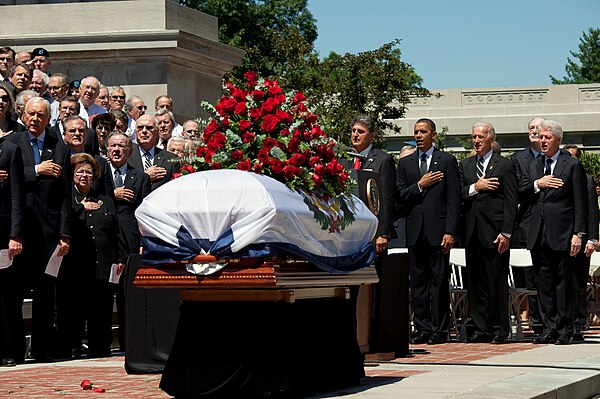 Memorial service for Robert Byrd at the State Capitol in Charleston, West Virginia, July 2, 2010