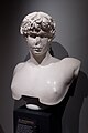 Cast of the Ludovisi-Chicago Antinous on temporary display in the Ashmolean Museum, Oxford, Oxfordshire.