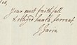James Jurinin allekirjoitus