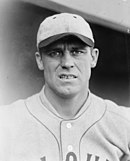 George Sisler held the major league career record for 58 years. Sisler, St. Louis, 1924 LOC npcc.11451.jpg