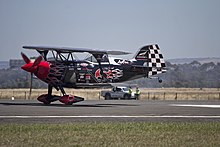 Stewart landing his Pitts S-2S Special at the 2013 Avalon Airshow. Skip Stewart landing his Pitts S-2S Special (N540S) after a display at the 2013 Avalon Airshow.jpg