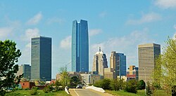 Skyline i Oklahoma City