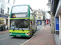 Southern Vectis 190 Chale Bay (HW52 EPK), a Volvo B7TL/Plaxton President in the High Street, Ventnor, Isle of Wight on route 3.