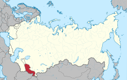 ブハラ人民ソビエト共和国の位置