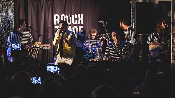 Sparks performing at Rough Trade East, Brick Lane, London in September 2017