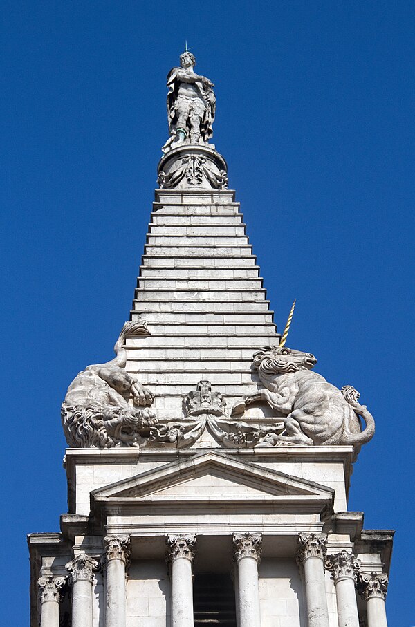 Detail of the tower