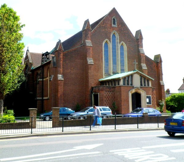 St Catherine Church of England on the corner of Dudden Hill Lane and Dollis Hill Lane, built 1916