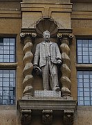 La statue de Cecil Rhodes.