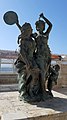 Statue of two women near the Aphrodite Restaurant, Jaffa