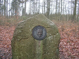 Memorial stone at D49