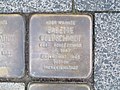 der Stolperstein für Babette Goldschmidt