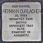 Stumbling block for Hermann Durlacher (Heidelberg) .jpg