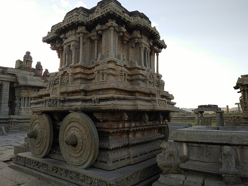 File:Stone Chariot, Hampi 5.jpg