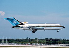 Die am 28. Januar 2002 verunglückte Boeing 727-134