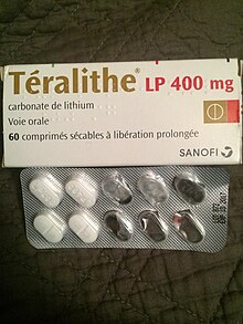 Boîte de Téralithe 400 mg à libération prolongée