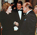 con Reagan e Bob Hope