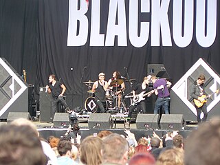 The Blackout (band) Post-hardcore British band