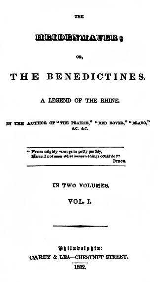 <i>The Heidenmauer</i> Novel by James Fenimore Cooper