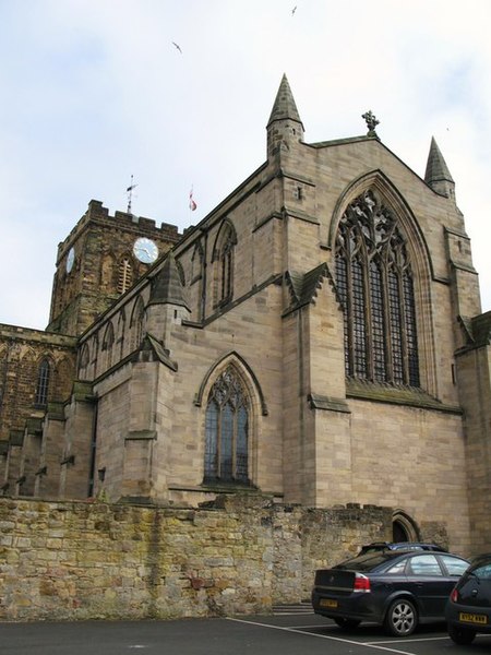 File:The Nave and Tower of Hexham Abbey from the northwest - geograph.org.uk - 749740.jpg