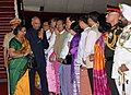 The President, Shri Ram Nath Kovind being received, during his arrival at Nay Pyi Taw International Airport in the Republic of the Union of Myanmar on December 10, 2018.jpg