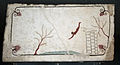 Sprungturm auf einem Wandgemälde (ca. 480 v. Chr.)