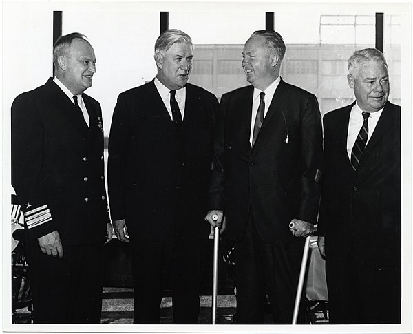 O'Neill with Boston Mayor John F. Collins (1960–1968).