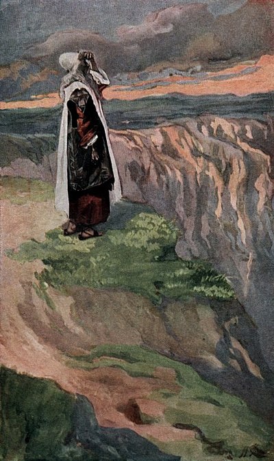 Moses viewing the Promised Land, Deuteronomy 34:1–5 (James Tissot)