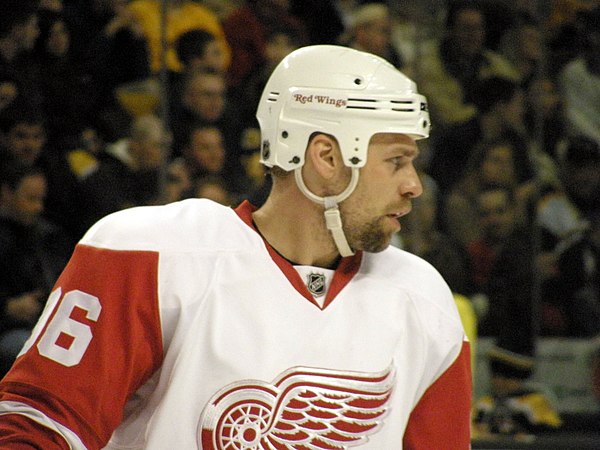 Holmström with the Detroit Red Wings in 2008