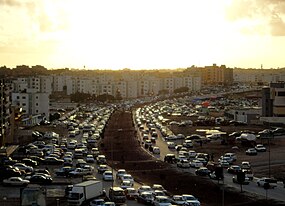 Traffic congestion in Al Bayda, Libya ..jpg