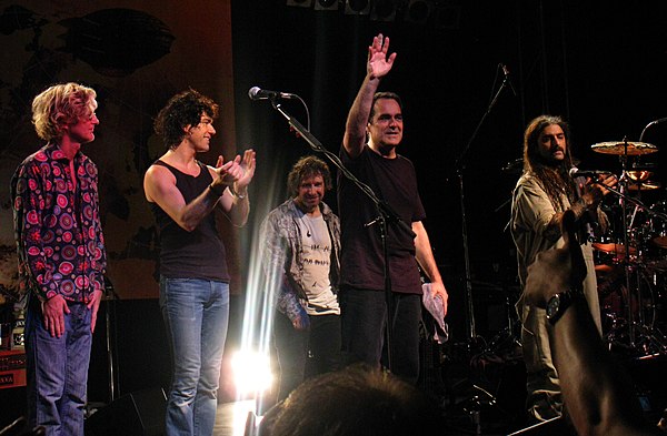 Transatlantic in 2010: Roine Stolt, Daniel Gildenlöw, Pete Trewavas, Neal Morse, Mike Portnoy