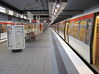 So kommt man zu U-Bahnhof Mümmelmannsberg mit den Öffentlichen - Mehr zum Ort Hier