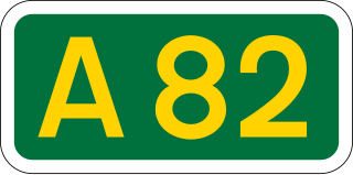 <span class="mw-page-title-main">A82 road</span> Major road in Scotland from Glasgow to Inverness