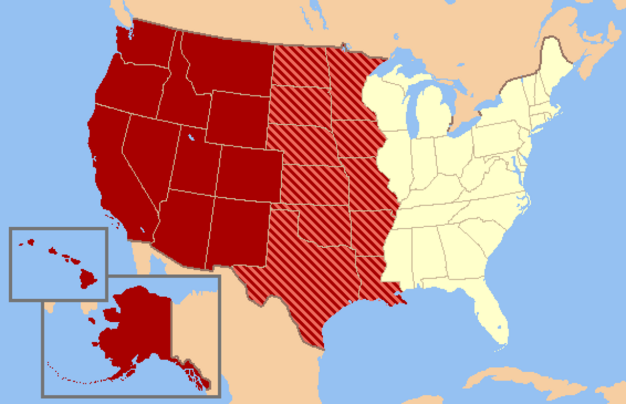 Us west 2. Территория дикого Запада на карте США. Запад США карта. Штаты дикого Запада США на карте. Дикий Запад на карте Америки.