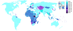 FN-landenes verdenskort. PNG