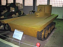 The Vickers-Carden-Loyd floating tank. VCL floating tank.jpg