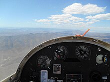 View from a 1-26, flying north of Reno, Nevada