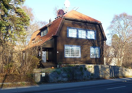 Berghs villa fra 1904 i Nacka ved Stockholm