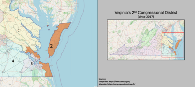 Virginias 2. Kongressbezirk (seit 2017).png