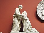 Visitation by Luca della Robbia (San Giovanni Fuorcivitas) - replica in Pushkin museum 01 by shakko).jpg