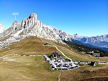 Vista del passo Giau