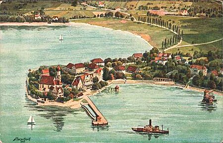 Wasserburg bodensee um1900