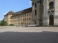 Kirchplatz, Westfassade des Schlossbaus