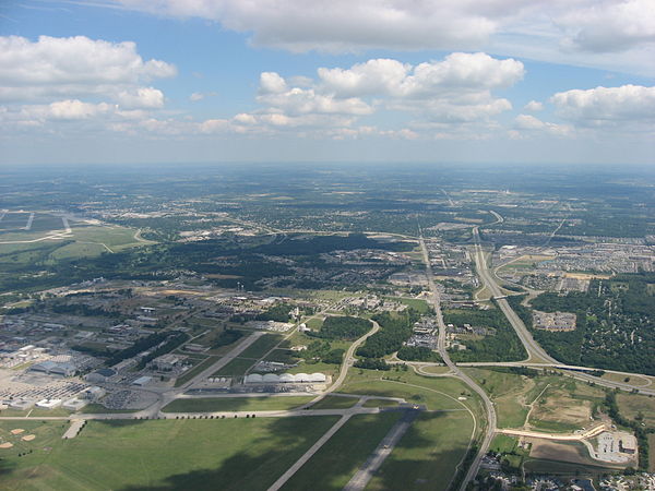 Aerial view of western Fairborn