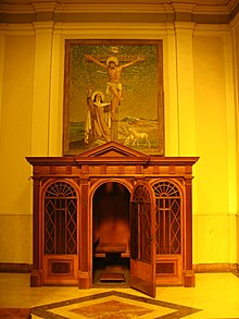 Traditional confessional from Sicily. When was your last confession.jpg