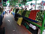 English: Bazaar at Xochimilco