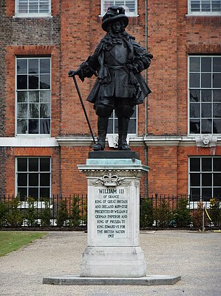 <span class="mw-page-title-main">Statue of William III, Kensington Palace</span> Statue in Kensington Gardens, London, England