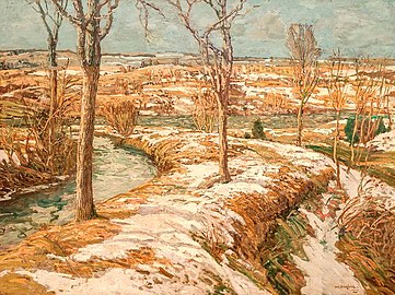 Winter Landscape by Walter Elmer Schofield.jpg