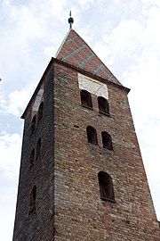Abbatiale de Wissembourg, clocher roman